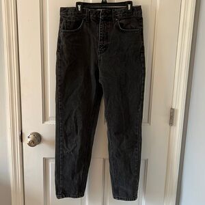 Oak + Fort Black Denim Jeans Sz M EUC
